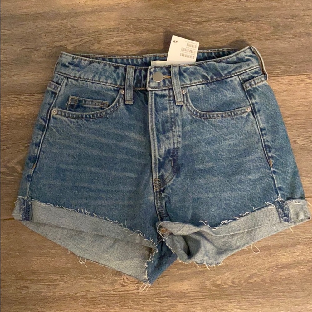 Mid-rise H&M Jean Shorts